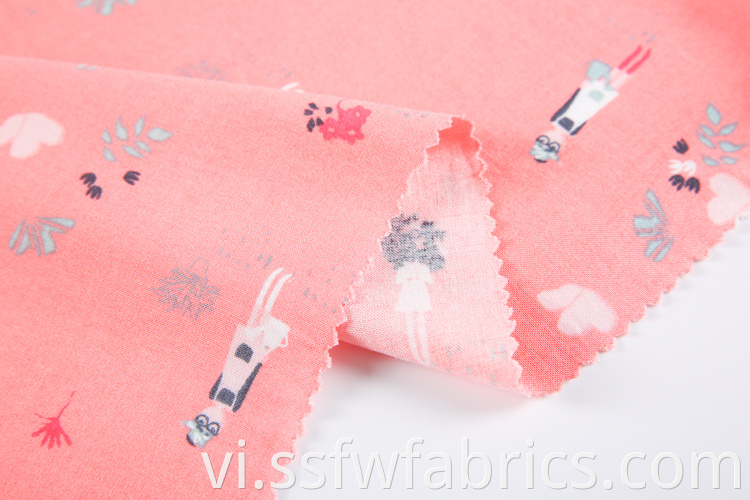 Cute Lovely Fabric Printing Direct